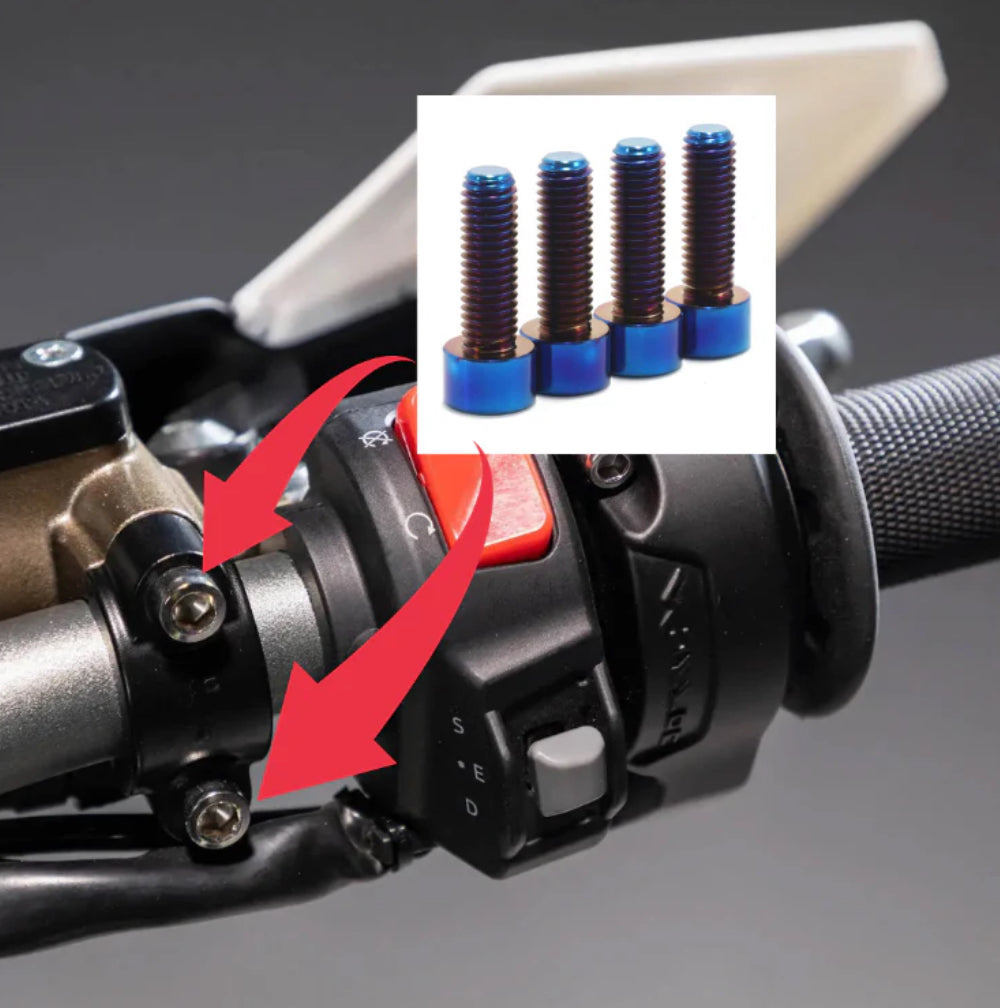 Ultra Bee hand brake titanium bolts