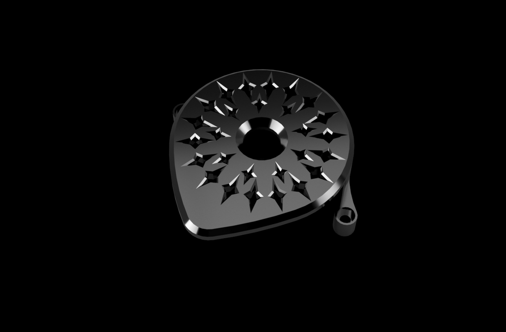 Glossy black "Star" Motor cover